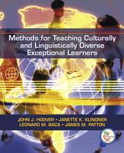 Cover of: Methods for Teaching  Culturally and Linguistically Diverse Exceptional Learners