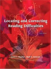 Cover of: Teacher's Handbook for Locating and Correcting Reading Difficulties, A (9th Edition)