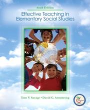 Cover of: Effective Teaching in Elementary Social  Studies (6th Edition) by Thomas V. Savage, David G. Armstrong