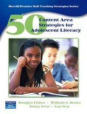 Cover of: 50 Content Area Strategies for Adolescent Literacy (50 Teaching Strategies Series)