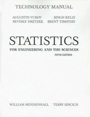 Cover of: Statistics for Engineering & the Sciences by William Mendenhall