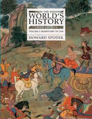 Cover of: The World's History, Volume 1: To 1500 (3rd Edition)