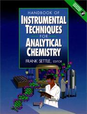 Cover of: Handbook of instrumental techniques for analytical chemistry by Frank A. Settle, editor.