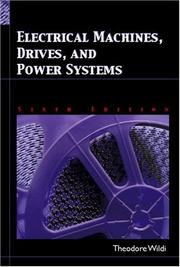 Cover of: Electrical machines, drives, and power systems