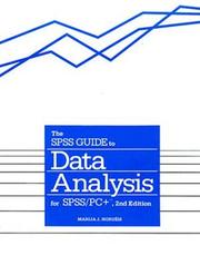 Cover of: Spss Guide to Data Analysis for Spss-PC Plus by Marija J. Norusis