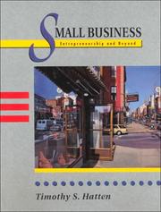 Cover of: Small Business by Timothy S. Hatten, Mary K. Coulter