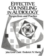 Cover of: Effective Counseling in Audiology: Perspectives and Practice