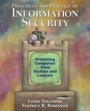 Cover of: Principles and Practice of Information Security