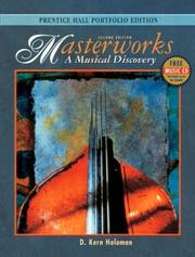 Cover of: Masterworks, Portfolio Edition with CD, Second Edition