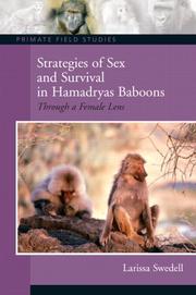 Cover of: Strategies of sex and survival in hamadryas baboons: through a female lens