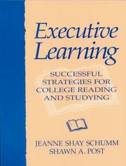 Cover of: Executive Learning: Successful Strategies for College Reading and Studying