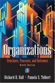 Front cover of Organizations by Richard H. Hall