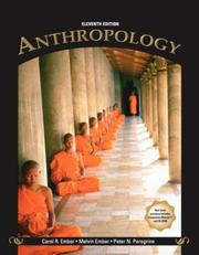 Cover of: Anthropology (11th Edition) by Carol R. Ember, Melvin Ember