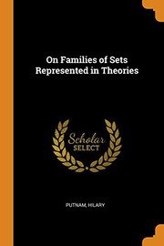 Cover of: On Families of Sets Represented in Theories