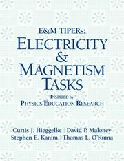 Cover of: E&M TIPERs: Electricity & Magnetism Tasks (Educational Innovation- Physics)