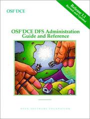 OSF DCE DFS Administration Guide and Reference Release 1.1