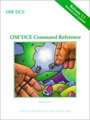 Cover of: OSF DCE Command Reference Release 1.1 (MATLAB Curriculum Series)