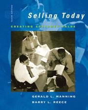 Cover of: Selling Today by Gerald L. Manning, Barry L. Reece