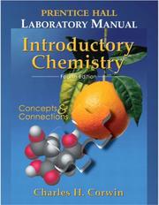 Cover of: Prentice Hall Lab Manual Introductory Chemistry (4th Edition) | Charles H. Corwin