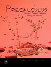 Cover of: Precalculus | Michael Joseph Sullivan Jr.