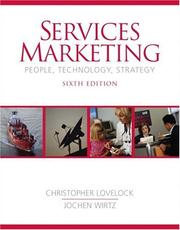 Cover of: Services Marketing (6th Edition) (Prentice-Hall Series in Marketing) by Christopher Lovelock, Jochen Wirtz
