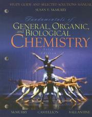 Cover of: Study Guide and Full Solutions Manual for Fundamentals of General, Organic, and Biological Chemistry