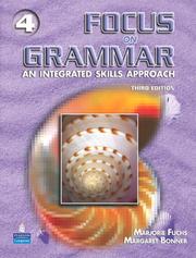 Cover of: Focus on grammar. by Irene Schoenberg ... [et al.].