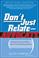 Cover of: Don't just relate-- advocate!