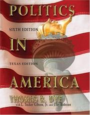 Cover of: Politics in America, Texas Version (6th Edition)