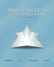 Cover of: Brief calculus & its applications by Larry Joel Goldstein