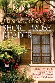 Cover of: Simon and Schuster Short Prose Reader, The (4th Edition) by Robert Funk, Elizabeth McMahan, Susan X. Day, Linda S. Coleman
