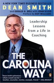 Cover of: The Carolina Way: Leadership Lessons from a Life in Coaching