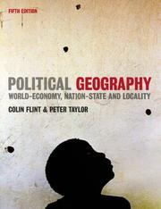 Cover of: Political Geography by Colin Flint, Peter Taylor, Colin Flint, Peter Taylor