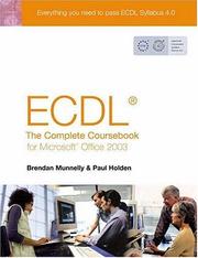 Cover of: ECDL4: the complete coursebook for Microsoft Office 2003