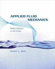Cover of: Applied Fluid Mechanics SI Version | Robert L Mott          