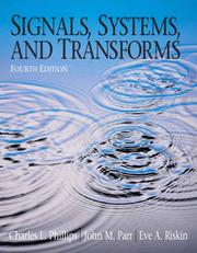 Cover of: Signals, Systems, and Transforms (4th Edition)