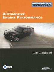 Cover of: Automotive Engine Performance (2nd Edition)/Text/Worktext/CD by James D. Halderman, James D. Halderman, Chase D. Mitchell