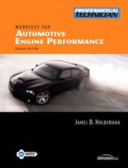 Cover of: Automotive Engine Performance by James D. Halderman, James D. Halderman