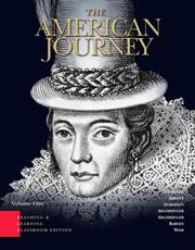 Cover of: American Journey, TLC Edition, Volume 1, The (4th Edition)