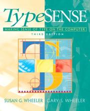 Cover of: TypeSense by Susan G. Wheeler, Gary S. Wheeler