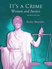 Cover of: It's a crime: women and justice