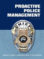 Cover of: Proactive Police Management (7th Edition)