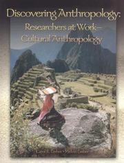 Cover of: Discovering Anthropology: Researchers at Work - Cultural Anthropology