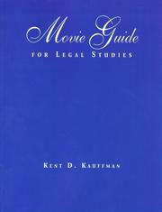 Cover of: Movie Guide for Legal Studies