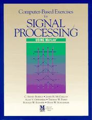 Cover of: Computer-based exercises for signal processing using MATLAB