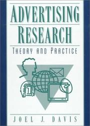 Cover of: Advertising Research: Theory and Practice