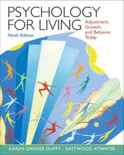 Cover of: Psychology for Living: Adjustment , Growth, and Behavior Today (9th Edition)