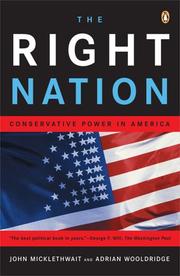 Cover of: The Right Nation by John Micklethwait, Adrian Wooldridge