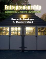 Cover of: Entrepreneurship | Bruce Barringer