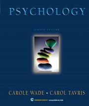 Cover of: Psychology by WADE & TAVRIS